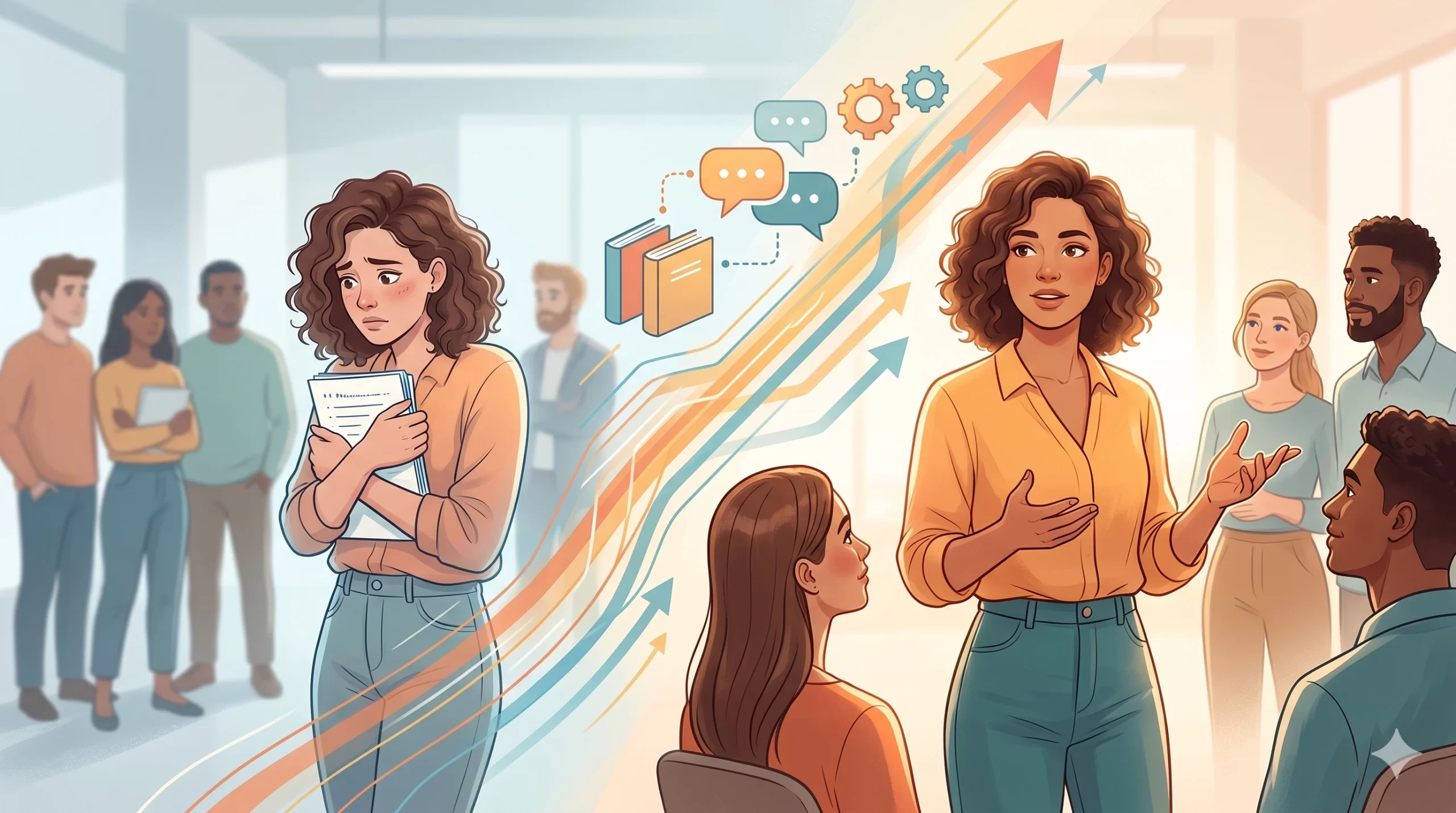 Comunicação não é dom: como método e prática transformam insegurança em presença